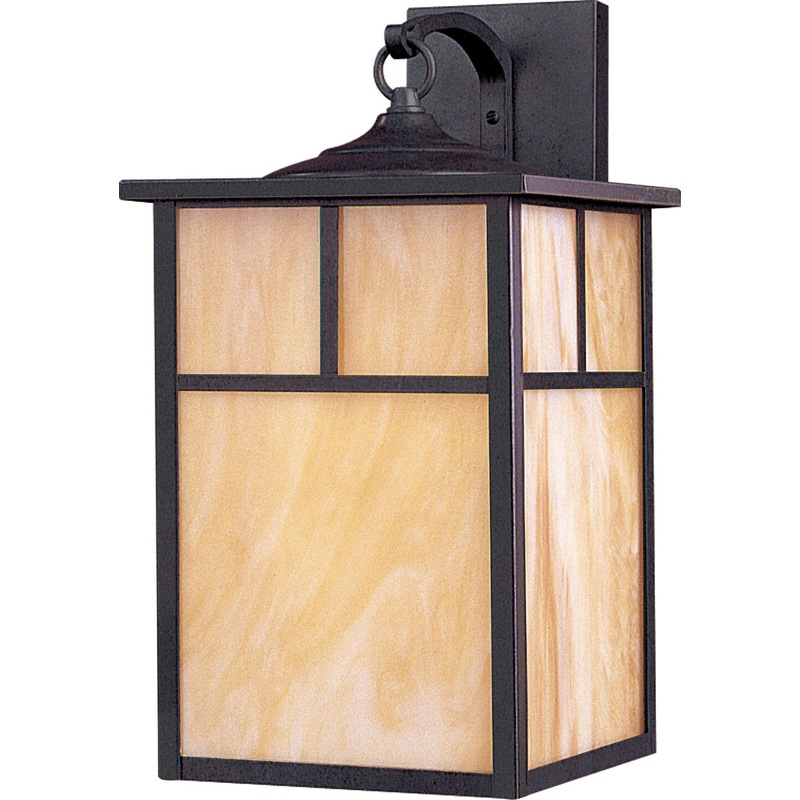 Maxim 4054HOBU Coldwater One Light Outdoor Wall Lantern, Burnished