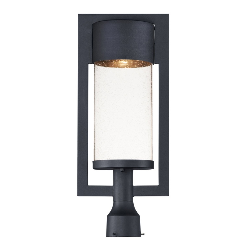 Maxim 55890BGBK Focus LED Outdoor Post Mount, Black