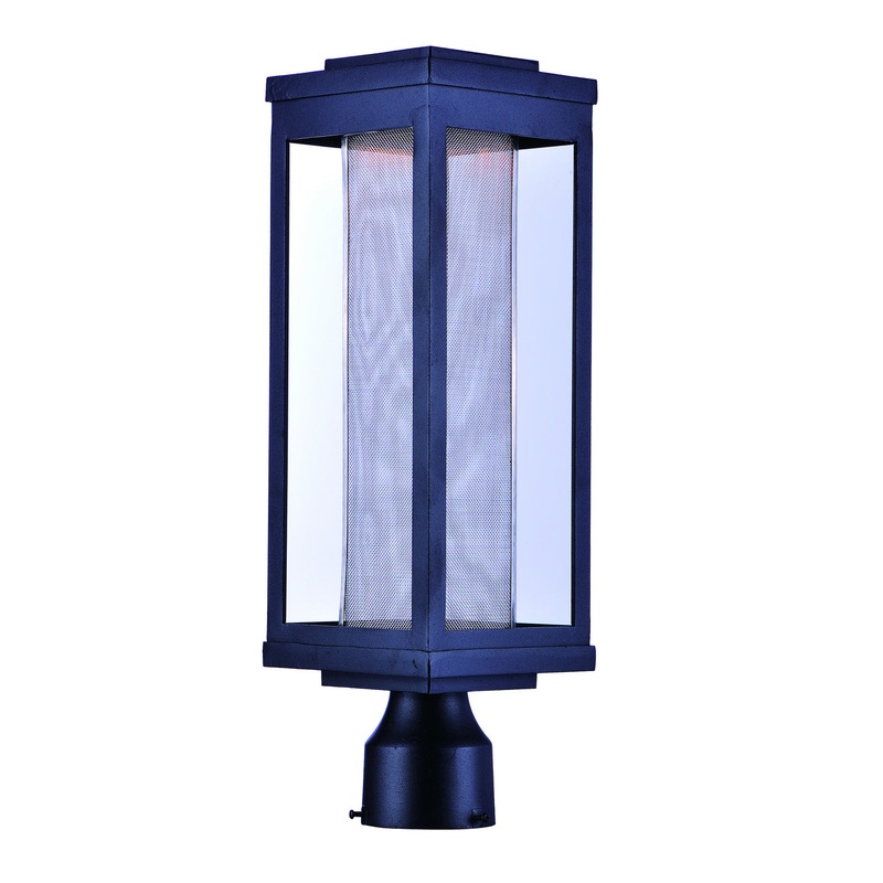 Maxim 55900MSCBK Salon LED LED Outdoor Post/Pier Mount, Black