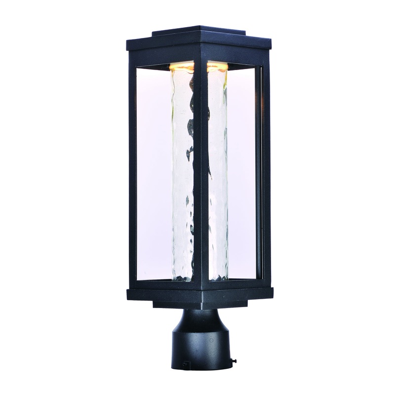 Maxim 55900WGBK Salon LED LED Outdoor Post/Pier Mount, Black
