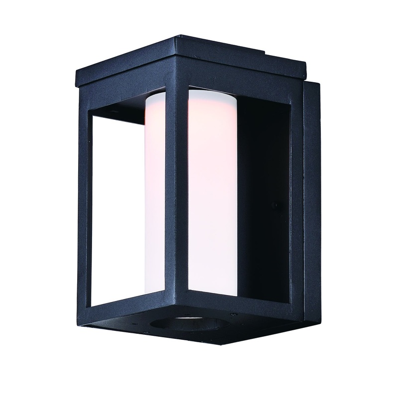 Maxim 55902SWBK Salon LED LED Outdoor Wall Sconce, Black