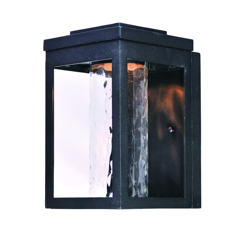 Maxim 55902WGBK Salon LED LED Outdoor Wall Sconce, Black