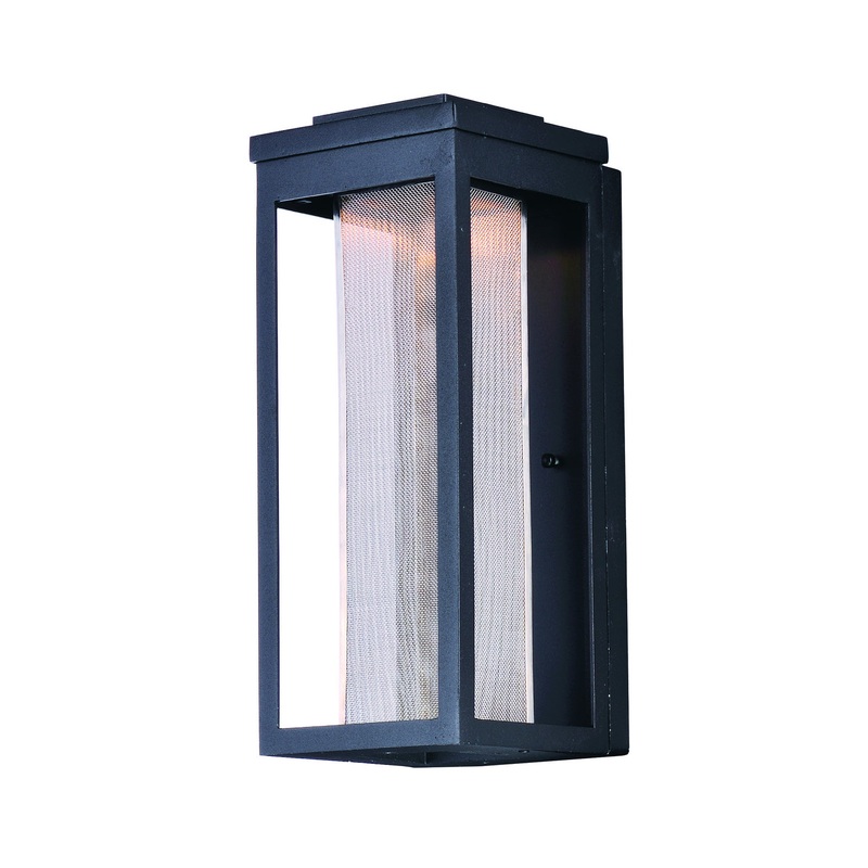 Maxim 55904MSCBK Salon LED LED Outdoor Wall Sconce, Black
