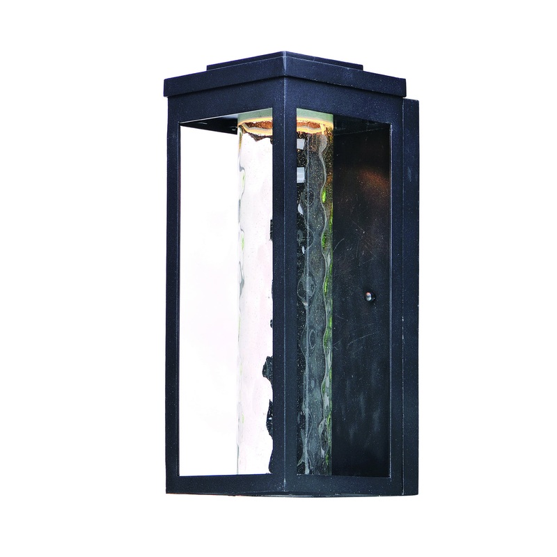 Maxim 55904WGBK Salon LED LED Outdoor Wall Sconce, Black
