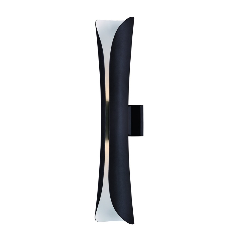 Maxim 86147ABZ Scroll LED Outdoor Wall Sconce, Architectural Bronze