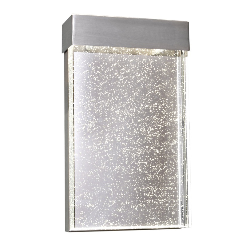 Maxim 88272BGSST Moda LED Outdoor Wall Sconce, Stainless Steel