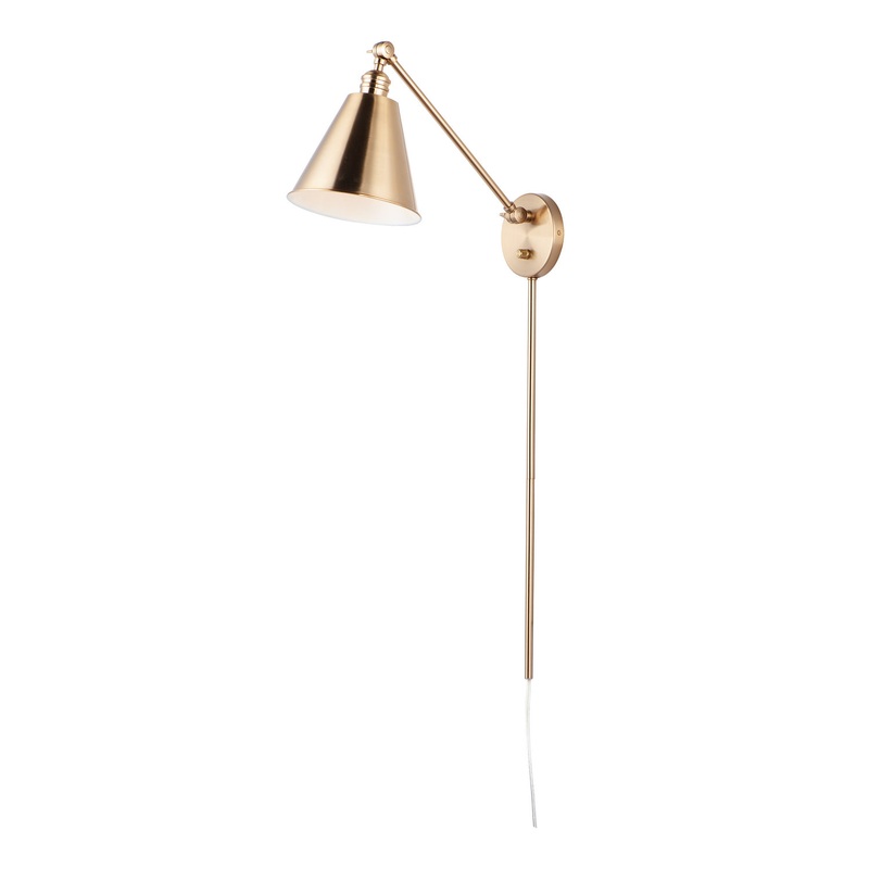 Maxim 12222HR Library One Light Wall Sconce, Heritage