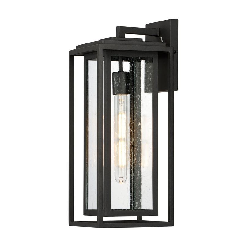 Maxim 3035CDBK Cabana One Light Outdoor Wall Sconce, Black