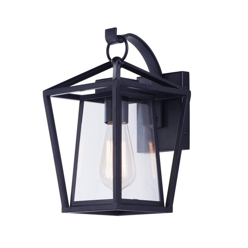 Maxim 3173CLBK Artisan One Light Outdoor Wall Lantern, Black