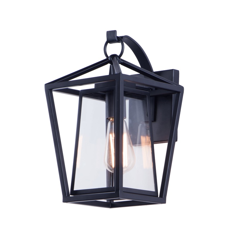 Maxim 3174CLBK Artisan One Light Outdoor Wall Lantern, Black