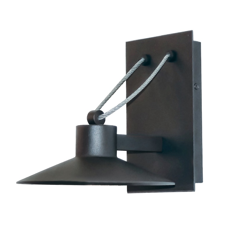 Maxim 54365FTABZ Civic LED Outdoor Wall Sconce, Architectural Bronze