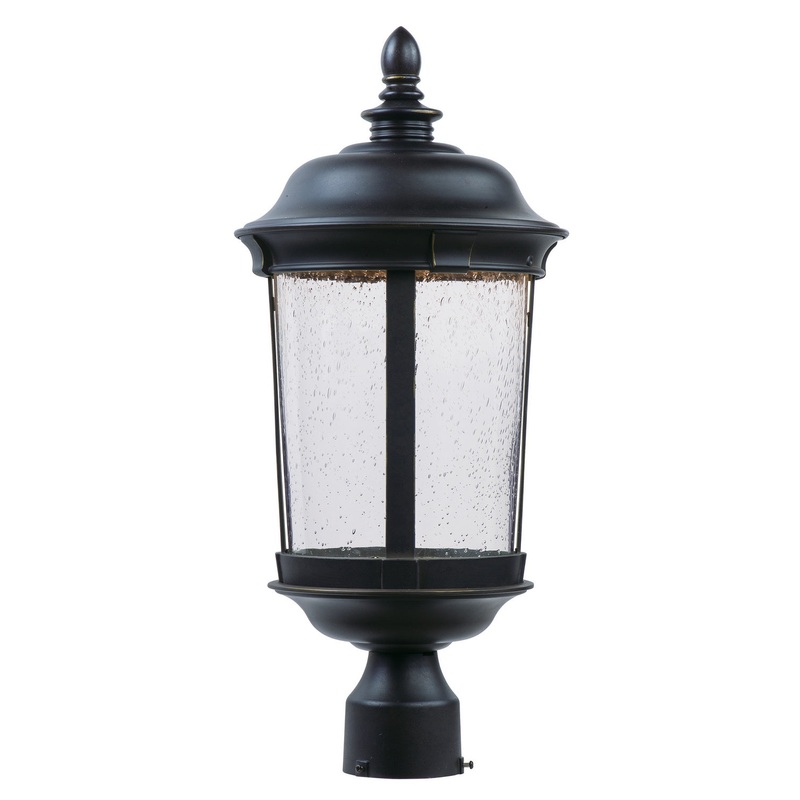 Maxim 55021CDBZ Dover LED LED Outdoor Pole/Post Lantern, Bronze
