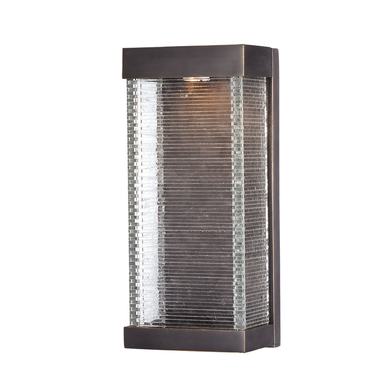 Maxim 55226CLBZ Stackhouse VX LED Outdoor Wall Sconce, Bronze