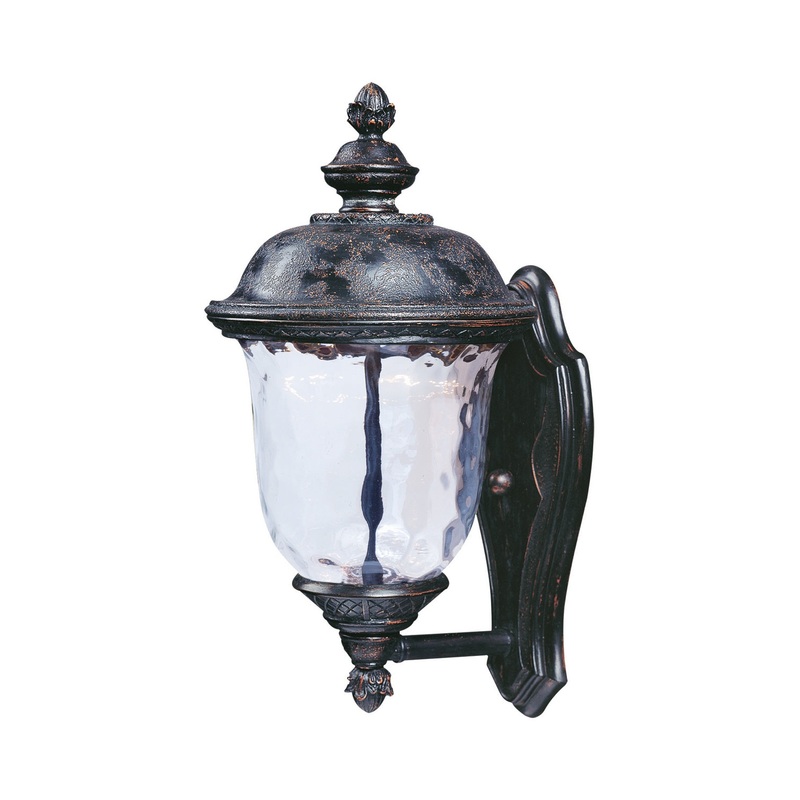 Maxim 55422WGOB Carriage House LED LED Outdoor Wall Sconce, Oriental Bronze