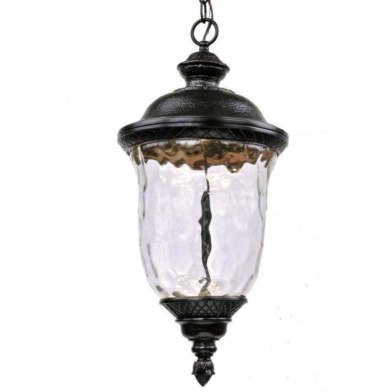 Maxim 55427WGOB Carriage House LED LED Outdoor Hanging Lantern, Oriental Bronze