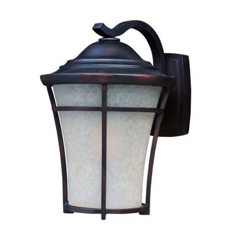 Maxim 55504LACO Balboa DC LED E26 LED Outdoor Wall Sconce, Copper Oxide