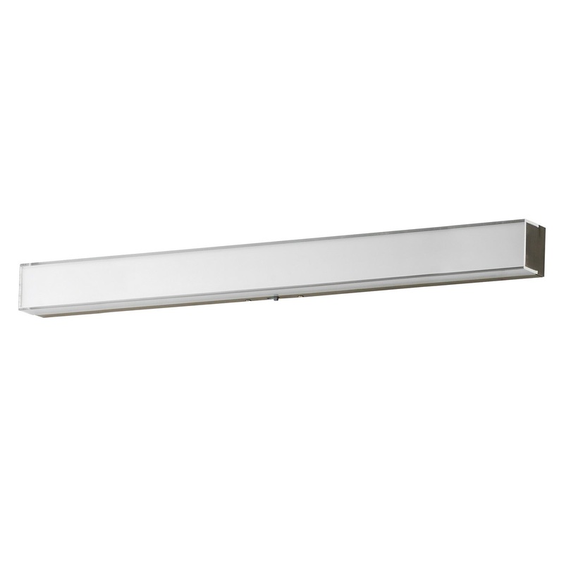 Maxim 59004CLFTSN Edge LED Bath Vanity, Satin Nickel