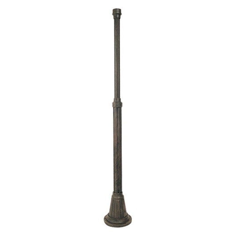 Maxim 1092BK/PHC11 Poles Anchor Pole with Photo Cell, Black