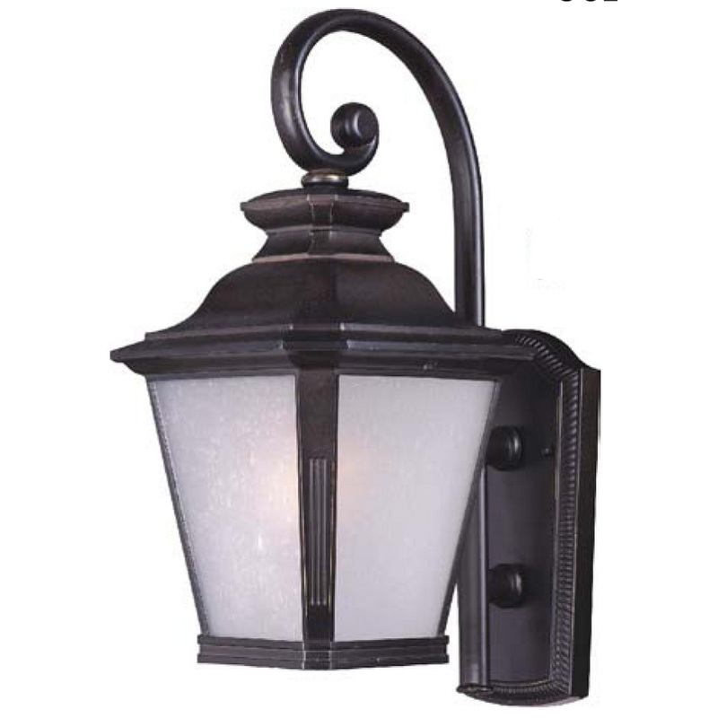 Maxim 1125FSBZ Knoxville One Light Outdoor Wall Lantern, Bronze