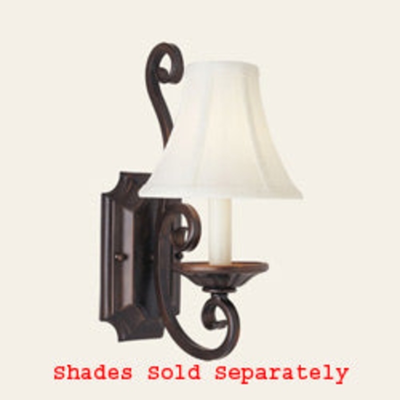 Maxim 12217OI Manor One Light Wall Sconce, Oil Rubbed Bronze