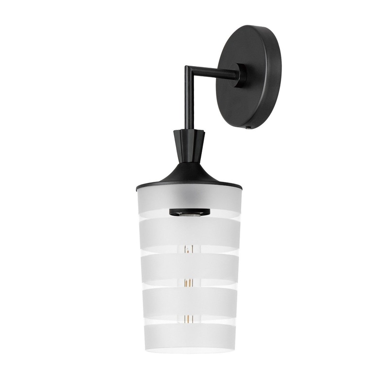 Maxim 12442CLFTBK Copacabana One Light Outdoor Wall Sconce, Black