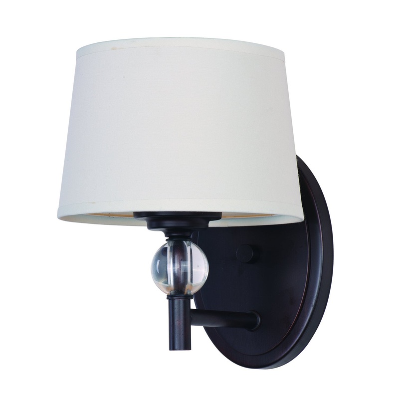 Maxim 12761WTOI Rondo One Light Wall Sconce, Oil Rubbed Bronze