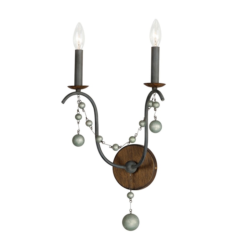Maxim 20482GN Formosa Two Light Wall Sconce, Golden Noir