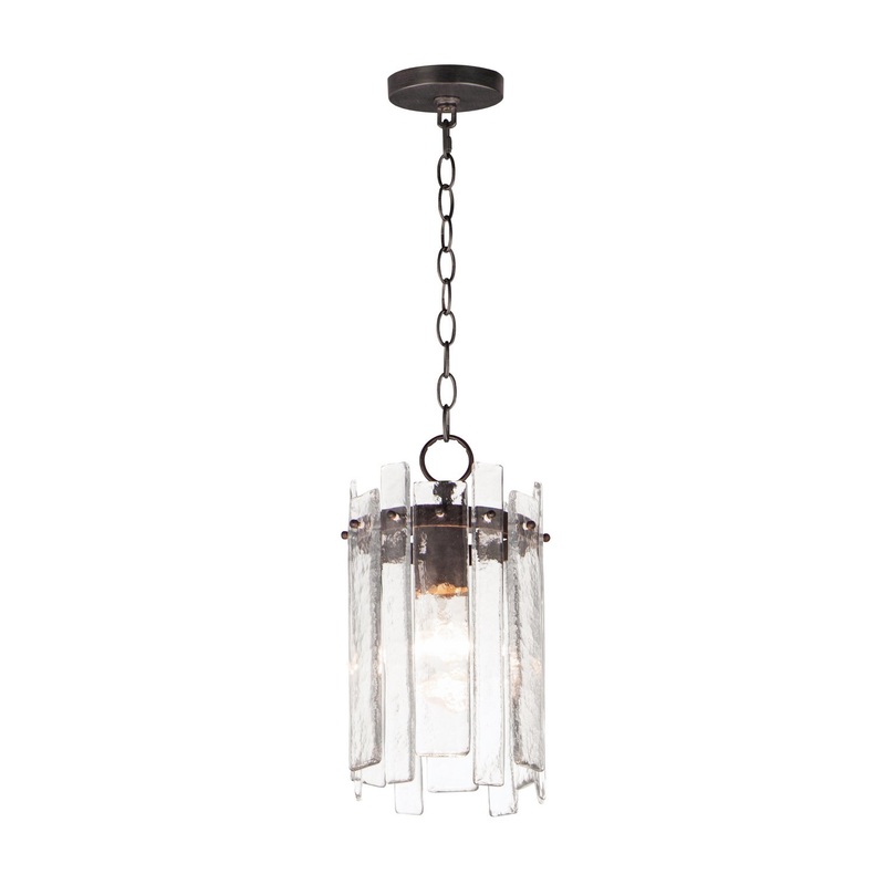 Maxim 21831AGDBZ Warren One Light Pendant, Dark Bronze