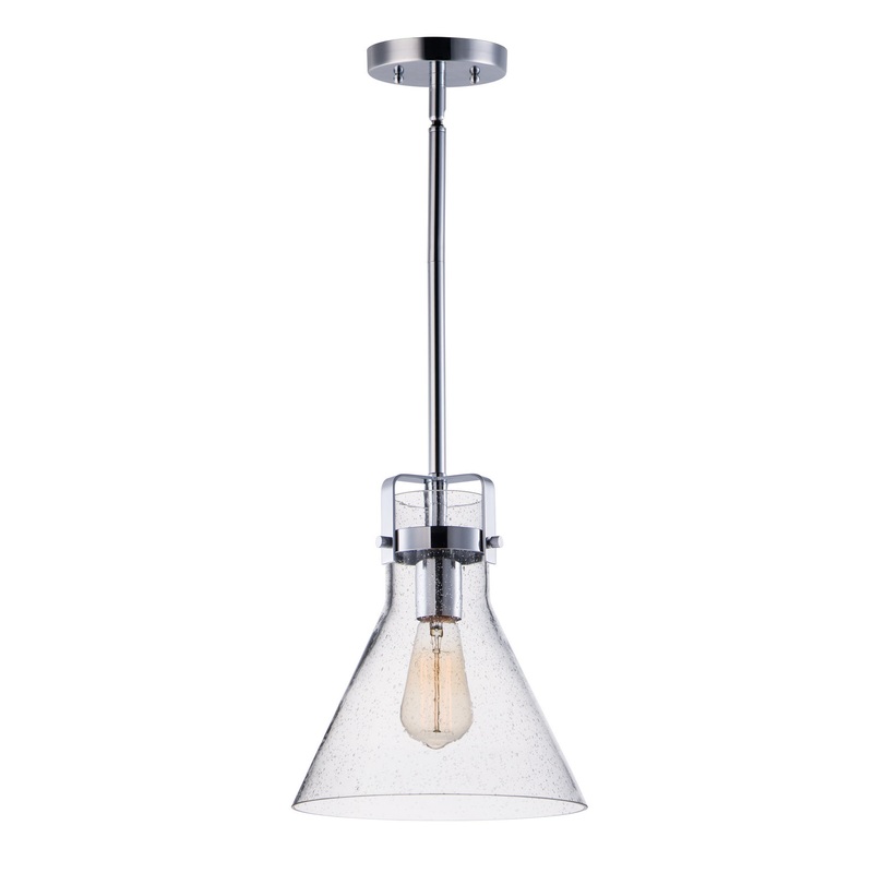 Maxim 26115CDPC Seafarer One Light Pendant, Polished Chrome