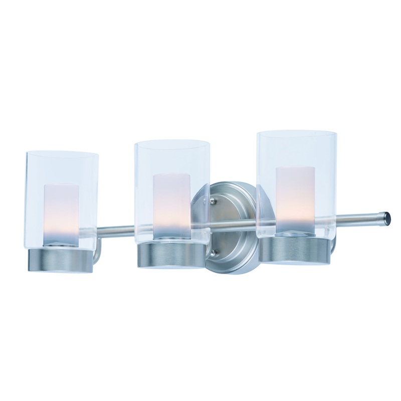 Maxim 30263CLFTSN Mod LED Bath Vanity, Satin Nickel