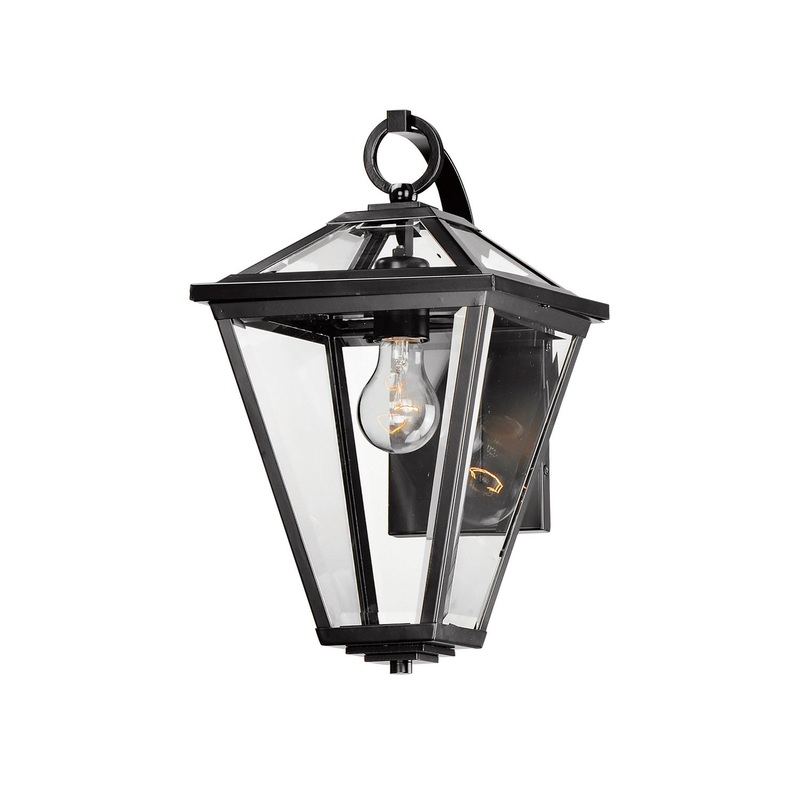 Maxim 30564CLBK Prism One Light Wall Sconce, Black