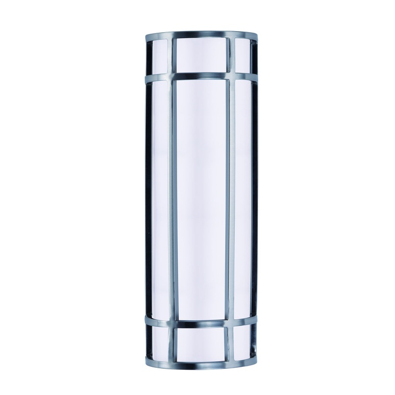 Maxim 55573WTSN Moon Ray LED Outdoor Wall Sconce, Satin Nickel
