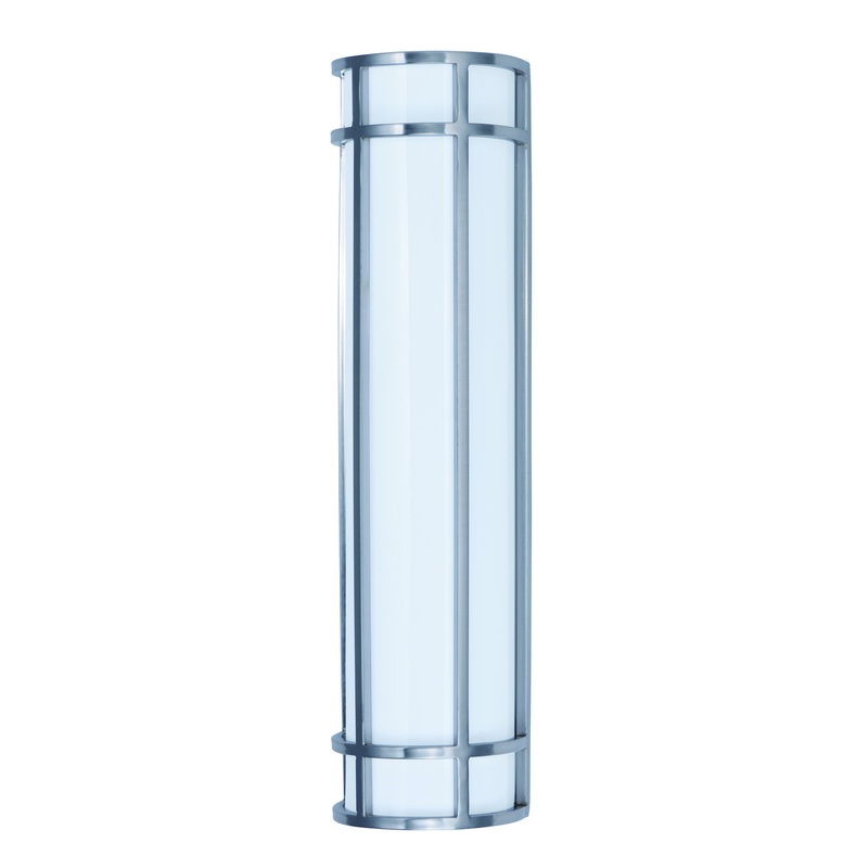 Maxim 55575WTSN Moon Ray LED Outdoor Wall Sconce, Satin Nickel