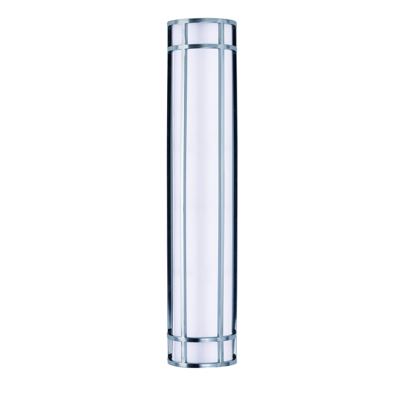 Maxim 55577WTSN Moon Ray LED Outdoor Wall Sconce, Satin Nickel