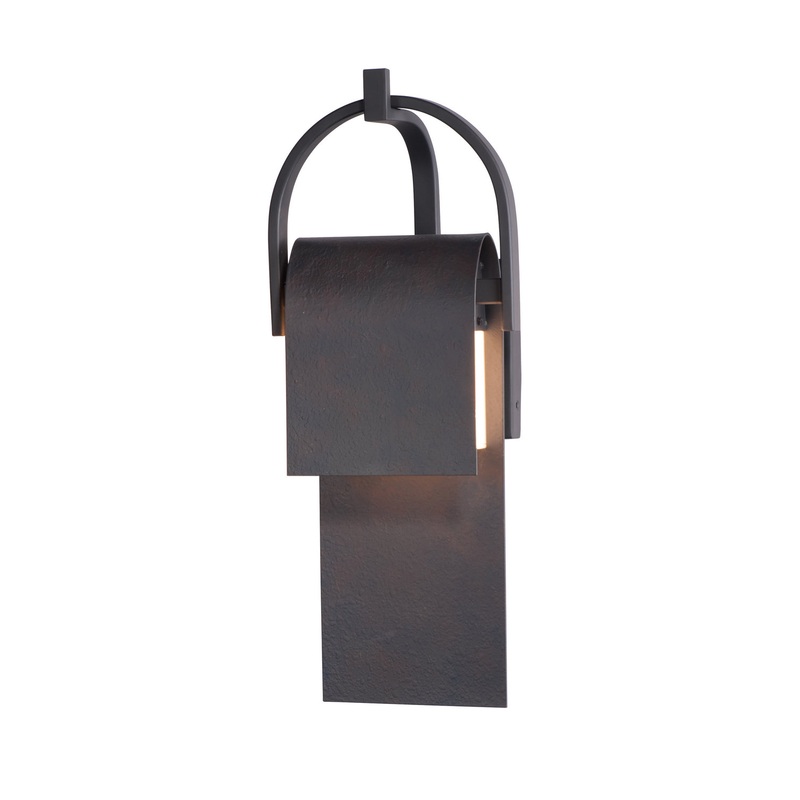 Maxim 55595RF Laredo LED Outdoor Wall Sconce, Rustic Forge