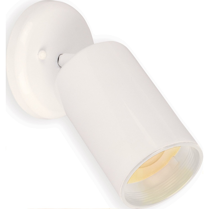Maxim 92010WT Spots One Light Flush Mount, White