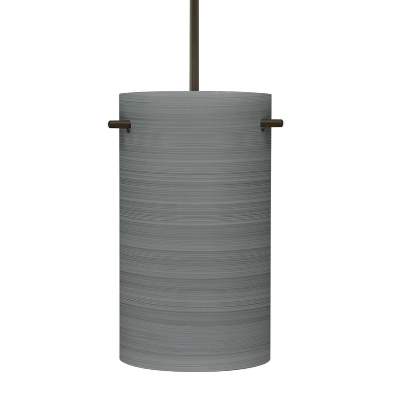 Besa 1JC-4005TN-LED-BR Besa Tamburo 5 Pendant LED Pendant Bronze
