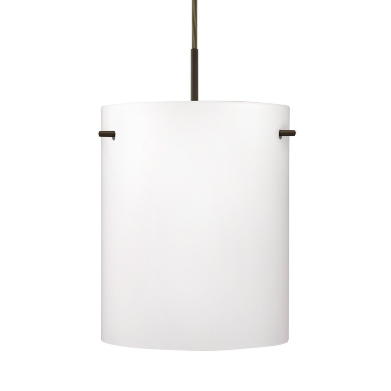 Besa 1JC-400607-LED-BR Besa Tamburo 8 Pendant LED Pendant Bronze