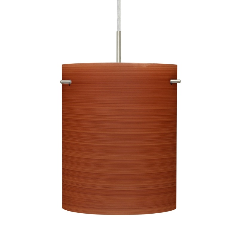 Besa 1JC-4006CH-LED-SN Besa Tamburo 8 Pendant LED Pendant Black