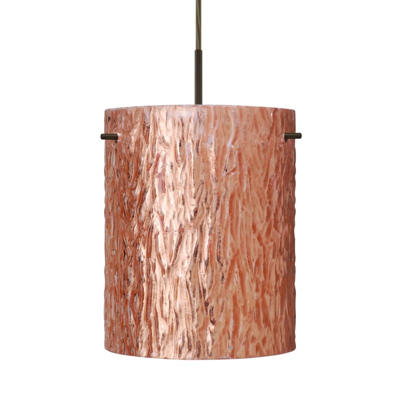 Besa 1JC-4006CS-BR Besa Tamburo 8 Pendant One Light Pendant Bronze