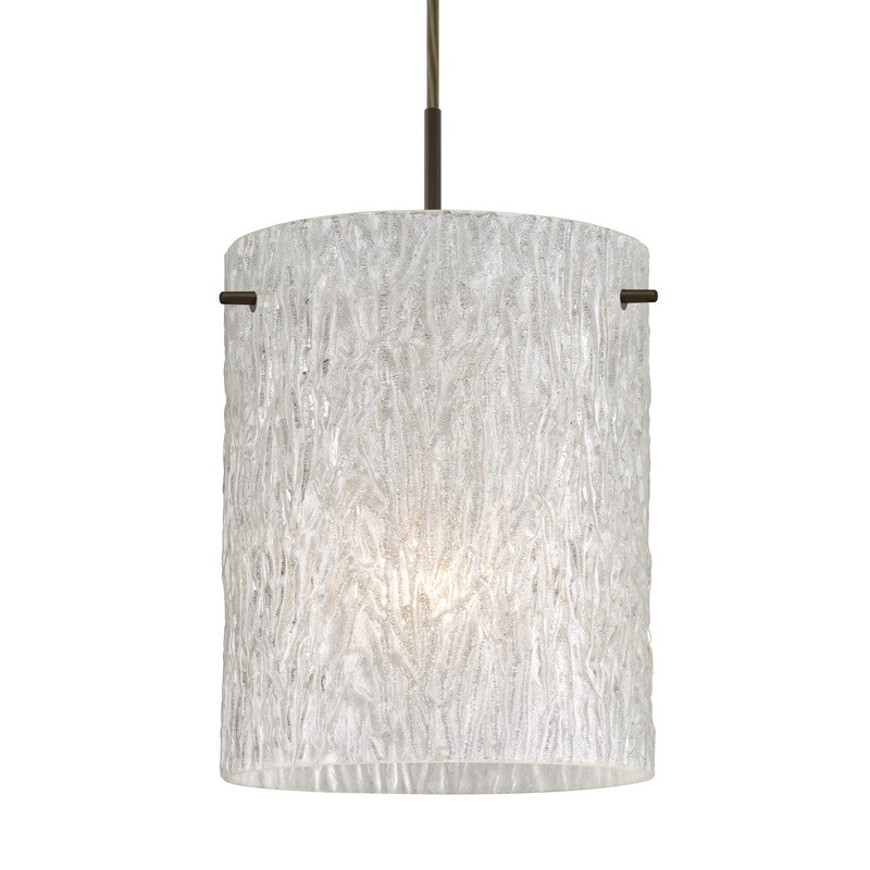 Besa 1JC-4006GL-LED-BR Besa Tamburo 8 Pendant LED Pendant Bronze