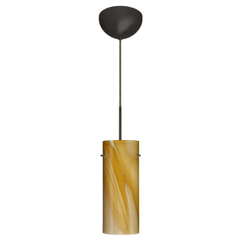 Besa 1JC-4123HN-LED-BR Stilo One Light Pendant Bronze (Discontinued)