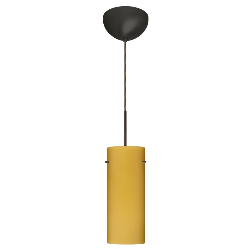 Besa 1JC-4123VM-LED-BR Stilo One Light Pendant Bronze