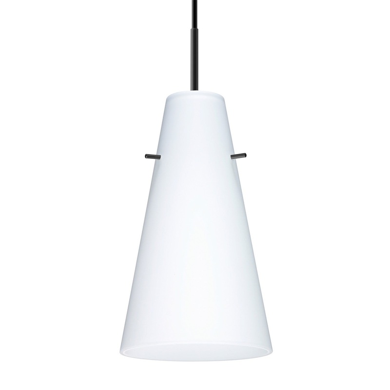 Besa 1JC-412407-BK Besa Cierro Pendant One Light Pendant Black