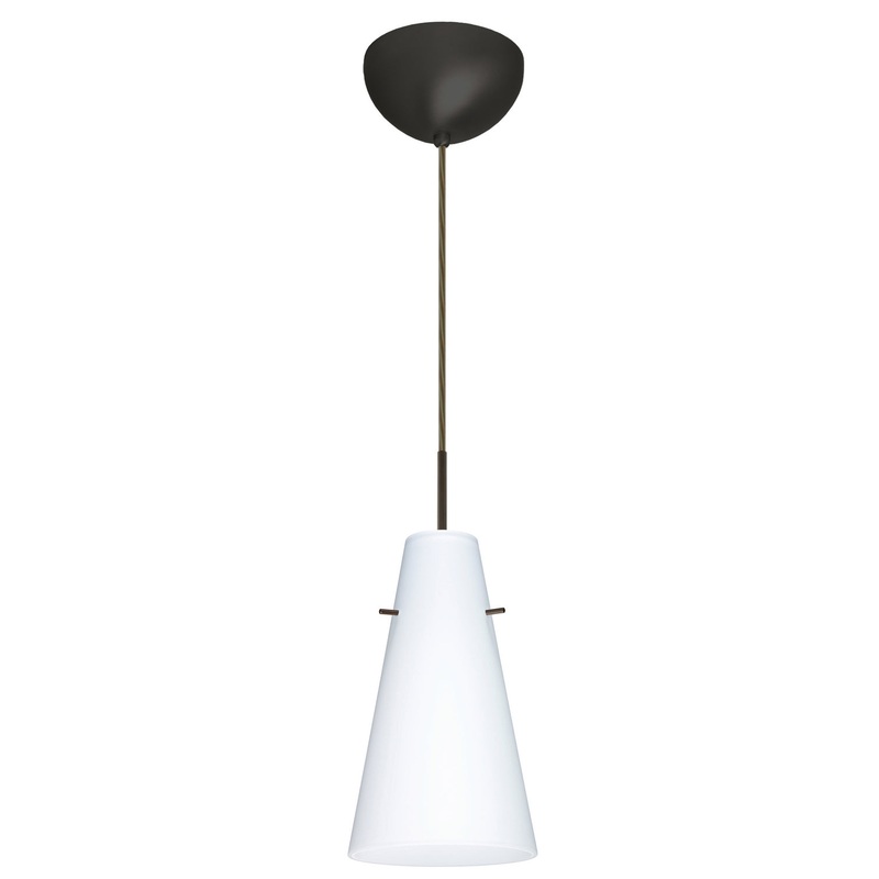 Besa 1JC-412407-LED-BR Cierro One Light Pendant Bronze