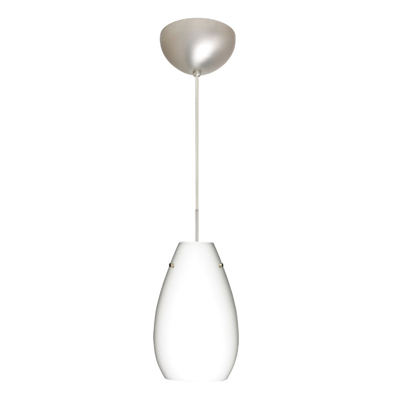 Besa 1JC-412607-SN Pera One Light Pendant Satin Nickel