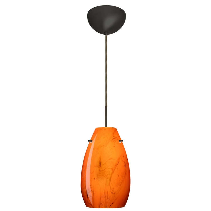 Besa 1JC-4126HB-LED-BR Pera One Light Pendant Bronze