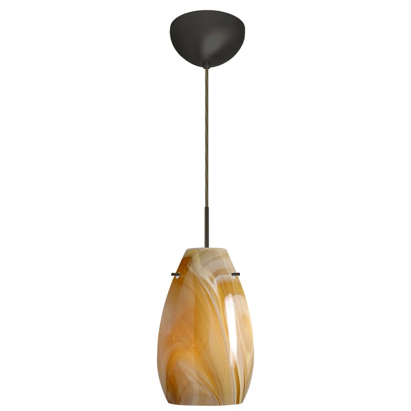 Besa 1JC-4126HN-BR Pera One Light Pendant Bronze