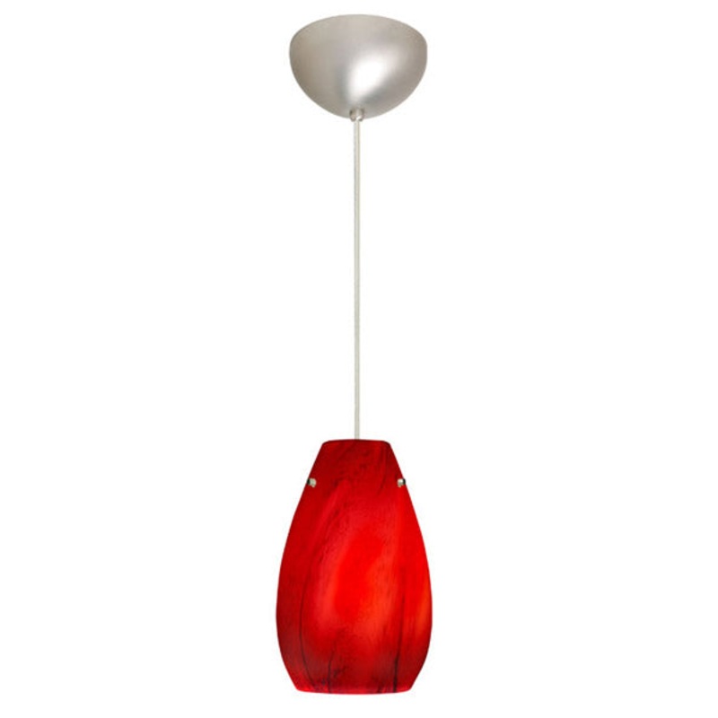 Besa 1JC-4126MA-SN Pera One Light Pendant Satin Nickel