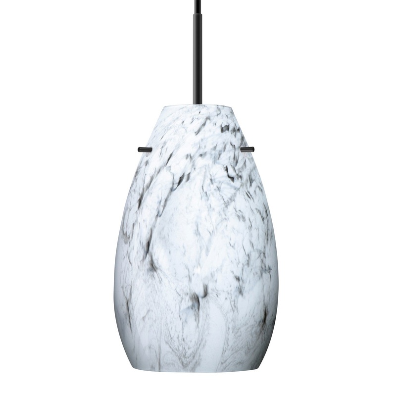 Besa 1JC-4126MG-LED-BK Besa Pera 9 Pendant LED Pendant Black